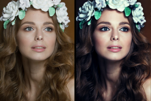 Цветокоррекция, ретушь