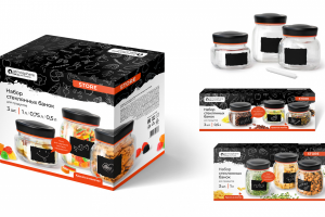 Упаковка для серии наборов банок Store