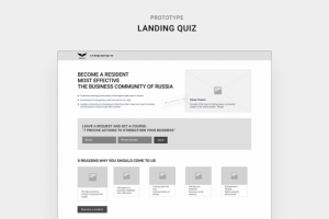 Лендинг квиз. Voronin Club