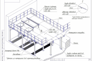 Площадка для обслуживания оборудования.