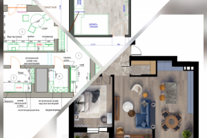 Планировочное решение в понятном для заказчика виде