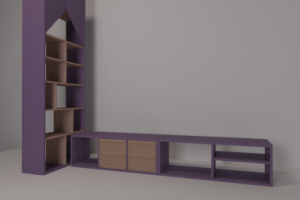 Стеллаж в детскую