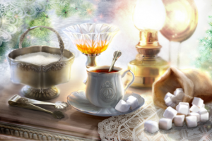 Иллюстрация для квартального календаря компании "Сахаропт"