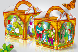 Деткий подарок "Красная шапочка". Иллюстрация, дизайн.