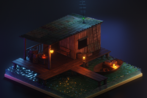 Хижина рыбака