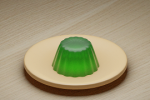 Тарелочка с желе