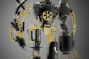 стимпанк робот