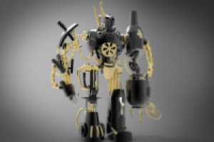 стимпанк робот