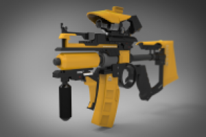 sci-fi gun