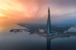 Закат у Лахты