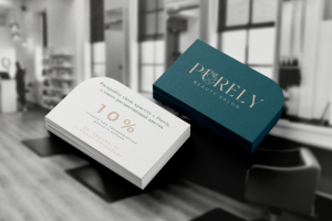 Визитка / подарочный купон для салона красоты