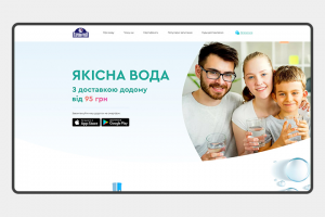 Сайт-визитка для дистрибьютора питьевой воды