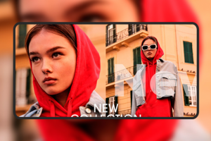 Баннер для магазина брендовой одежды