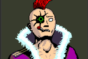 Персонаж в большом формате. Пиксель-арт