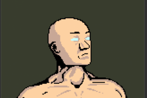 Персонаж в большом формате. Пиксель-арт