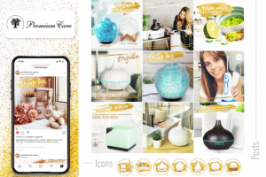 Premium Care Group_разработка оформления/ведение стиля аккаунта