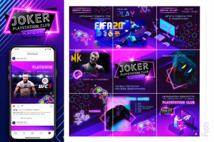 JOKER PlayStation Club_оформление/ведение аккаунта