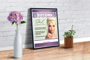 Диплом для студии наращивания ресниц
