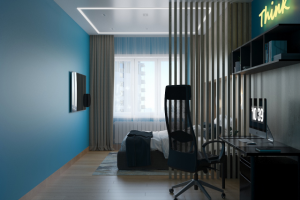 Спальня + рабочее место