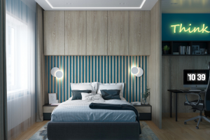 Спальня+ рабочая зона