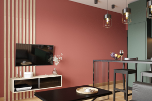 Кухня-гостиная в студии