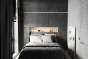 Спальня в стиле лофт