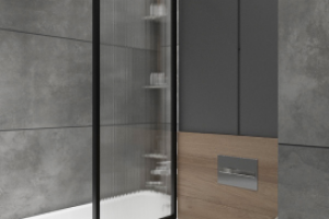 Санузел в стиле лофт