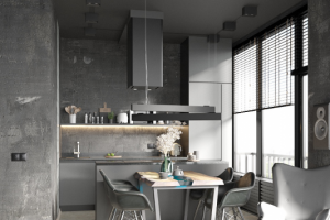 Кухня в стиле лофт