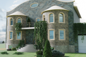 Визуализация здания