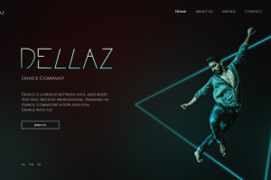 Landing Page для танцевальной студии