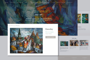 Сайт эстонского художника Сергея Инкатова