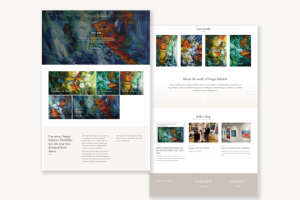 Сайт эстонского художника абстракциониста Сергея Инкатова