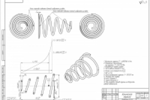 Пружина коническая