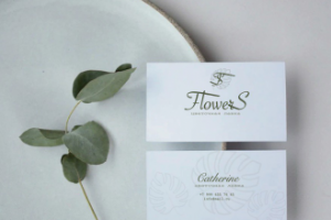 Логотип для цветочной лавки