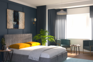 3d визуализация спальни