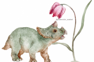 Серия весенних иллюстраций для открыток