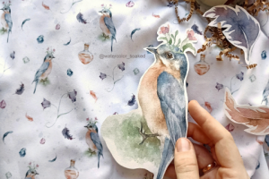 Акварельный паттерн