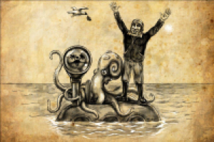 Моряк с осьминогом