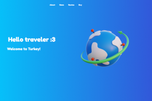 Туристический сайт "TRAVEL"