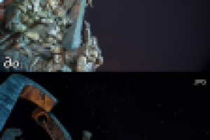 Памятник и звездное небо