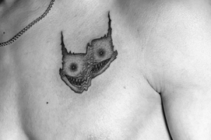 Тату графика, дотворк, хоррор