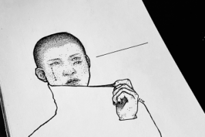 Эскиз графика, дотворк