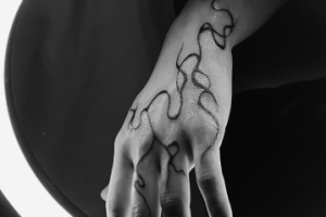 Тату графика, фрихенд