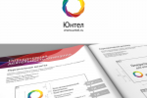 Юнтел (рестайлинг логотипа, брендбук)