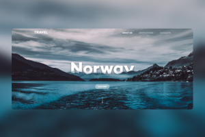 Travel agency landing page