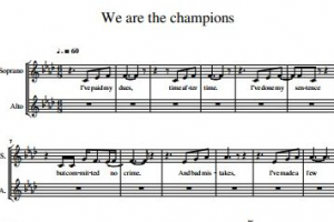 Партитура для хора