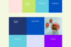 Вёрстка сайта с анимированными блоками