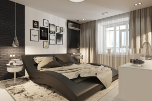 Спальня в квартире для холостяка