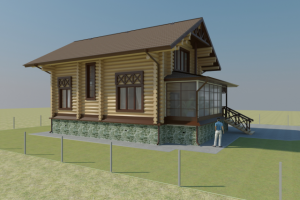 Визуализация экстерьера частного жилого дома