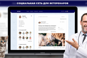 Дизайн социальной сети для ветеренаров